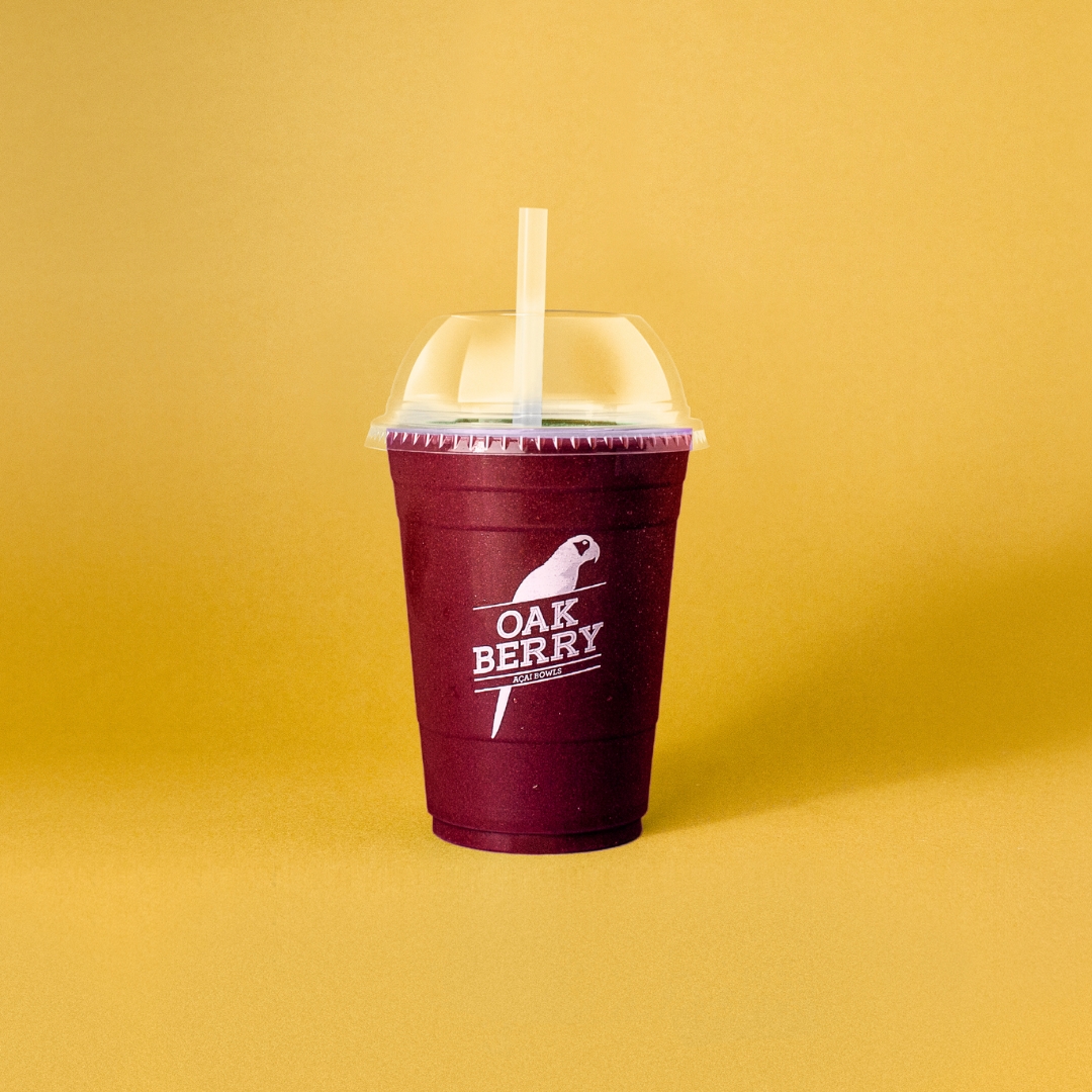 Açaí Smoothie Pb Lovers (500ml):Açaí, paçoca, pasta de amendoim com mel e banana