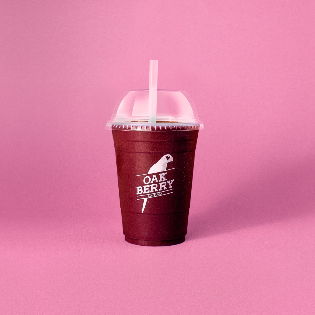 Açaí Smoothie Summer Vibes (500ml): Açaí, maracujá e morango